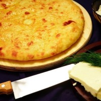 Осетинский пирог с сыром. Уалибах